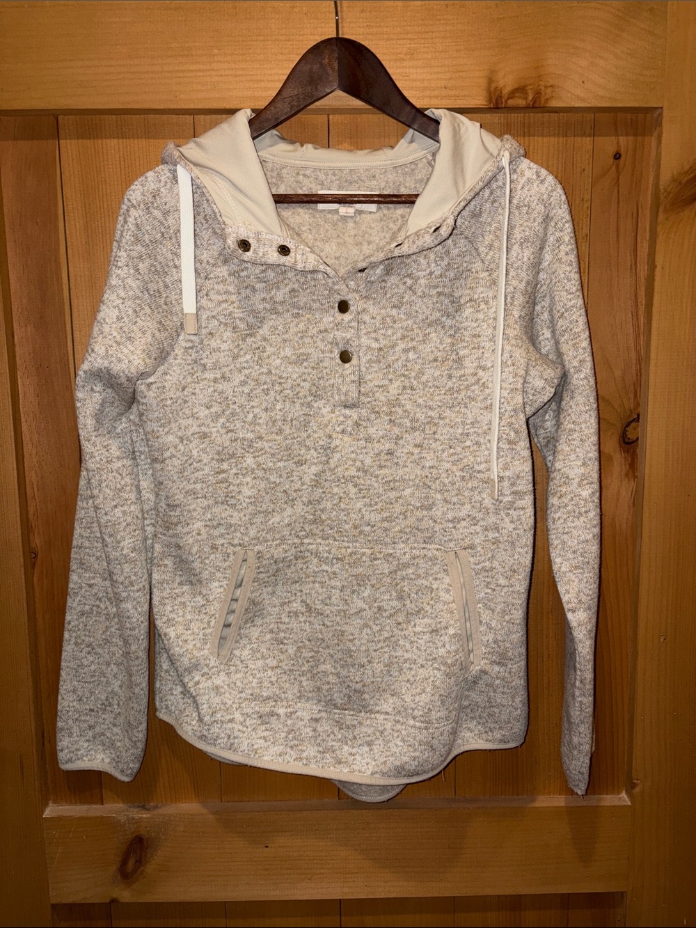 Button front pullover